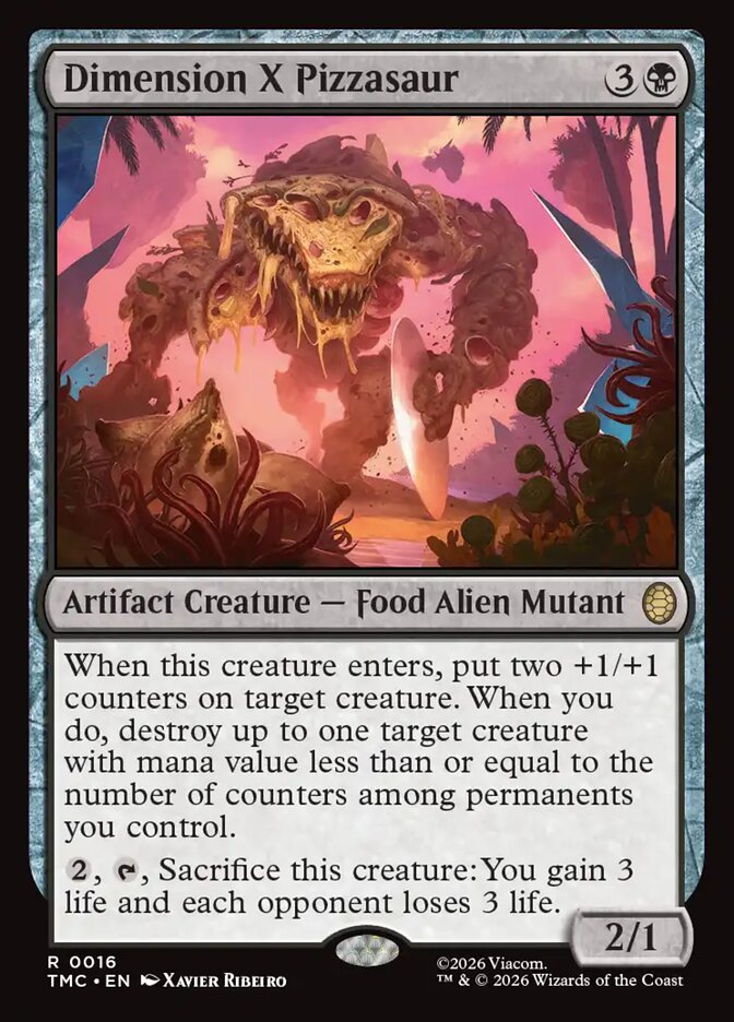 Dimension X Pizzasaur card image