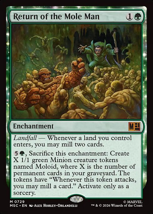 Return of the Mole Man Magic: The Gathering card