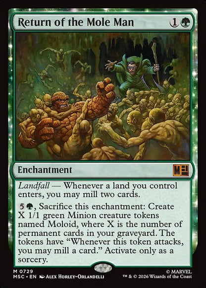 Return of the Mole Man Magic: The Gathering card