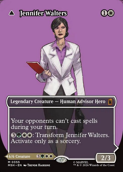 Jennifer Walters Magic: The Gathering card