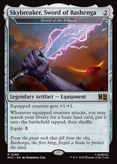 Sword of the Animist Magic: The Gathering card