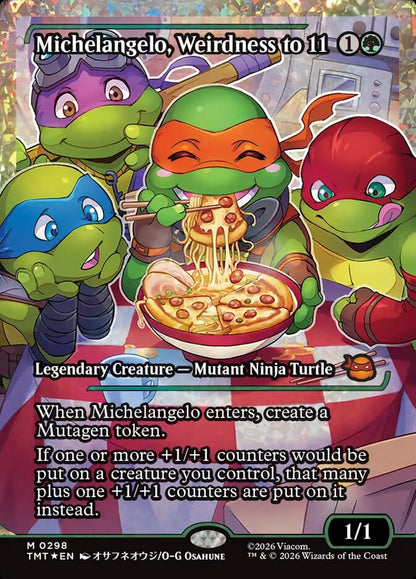Michelangelo, Weirdness to 11 card image